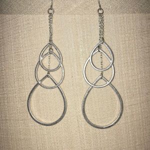 Modern drop earrings